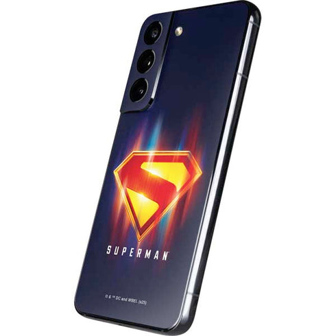 Superman 2025 Energy Shield Neon Emblem Galaxy S22 Skin